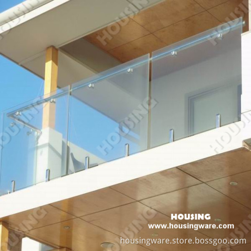 Residential House Balcony Glass Guard Bars for Deck